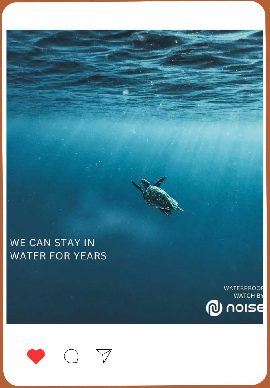 We can stay in water for years — nature campaign visual